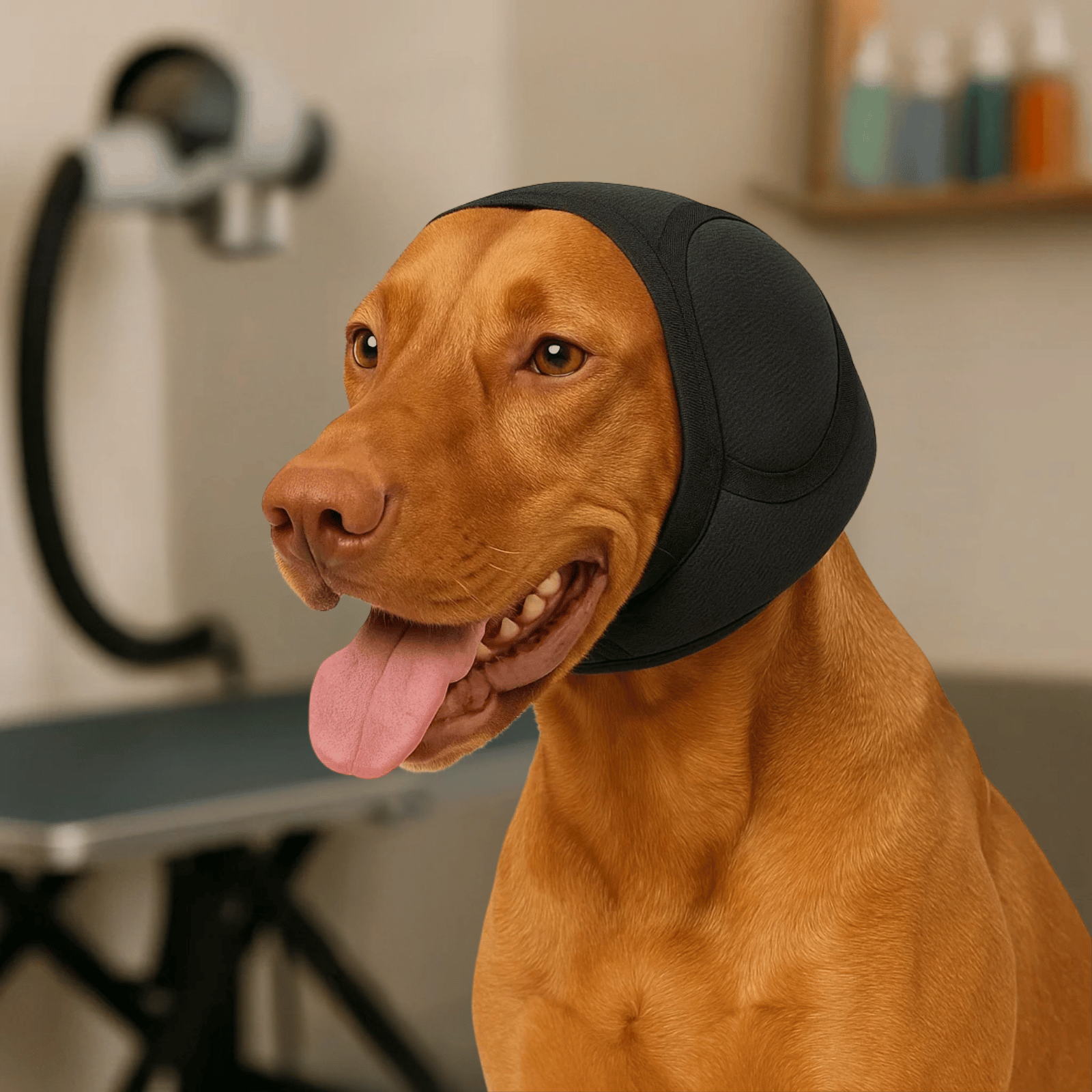 Dog Ear Protection Hood Noise Reduction Waterproof Adjustable S M L Fireworks Thunder Grooming Anxiety | Koossa