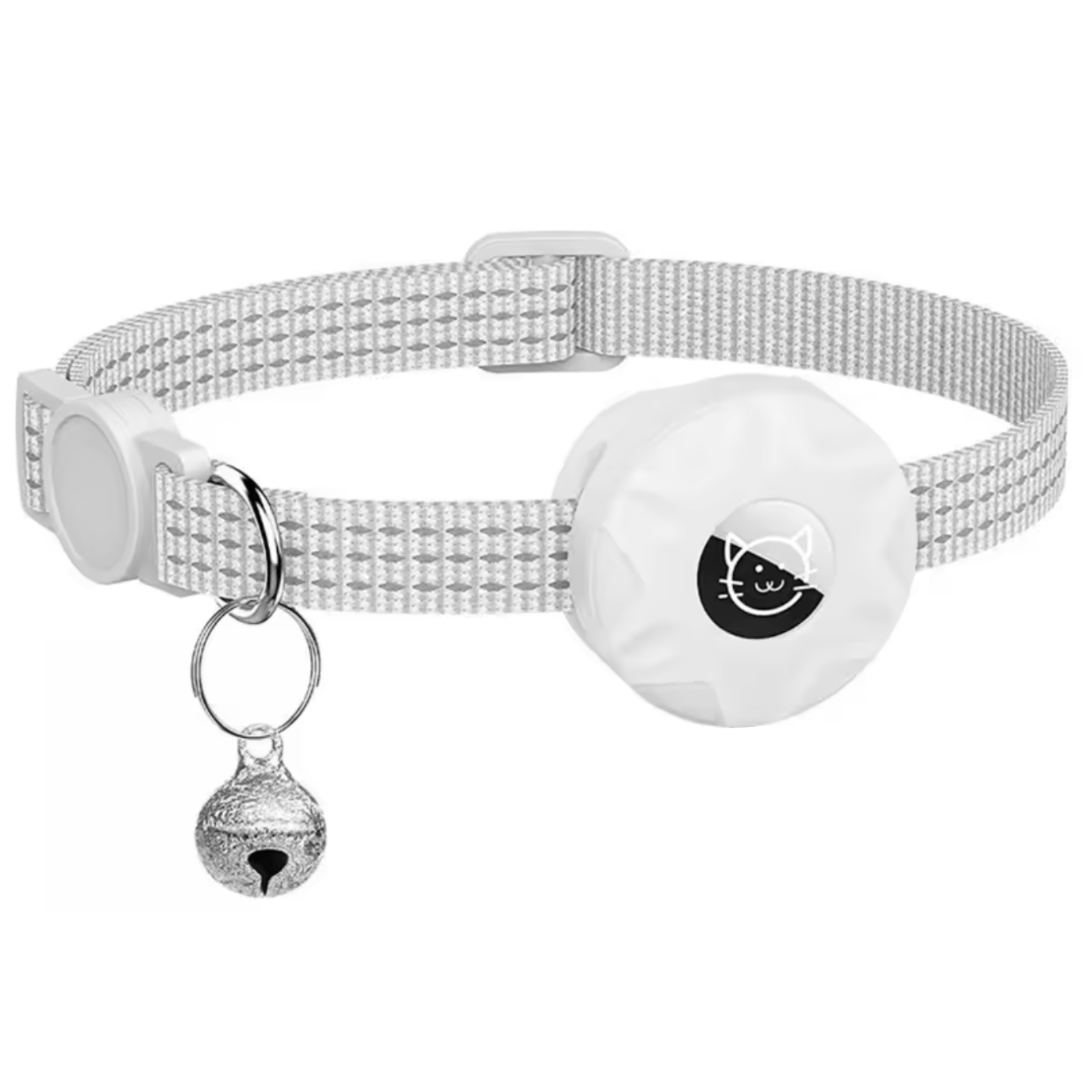 Pet Tracker Apple Find My iOS Bluetooth No SIM CR2032 Reflective Collar Cat Dog Locator Lost Mode | Koossa