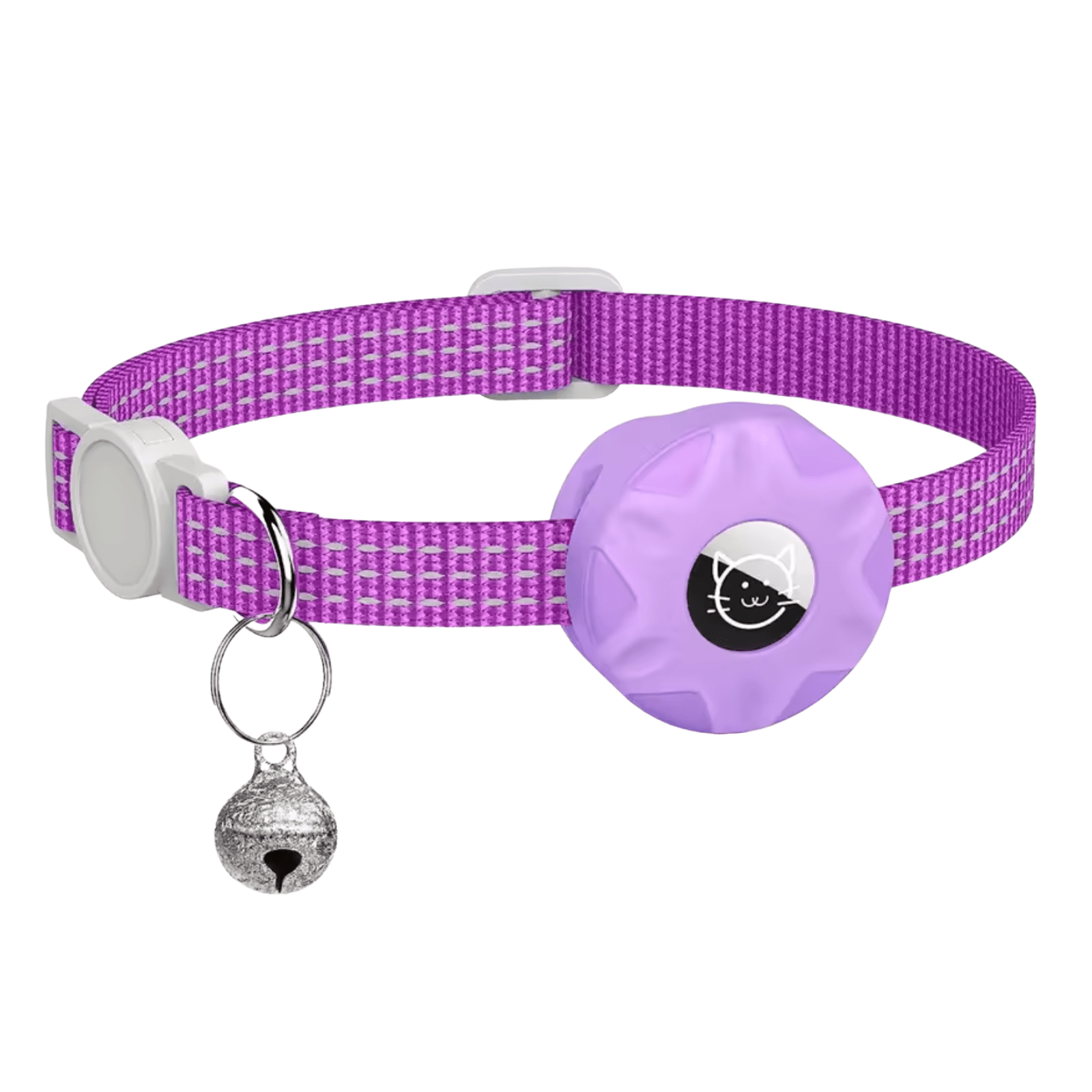 Pet Tracker Apple Find My iOS Bluetooth No SIM CR2032 Reflective Collar Cat Dog Locator Lost Mode | Koossa