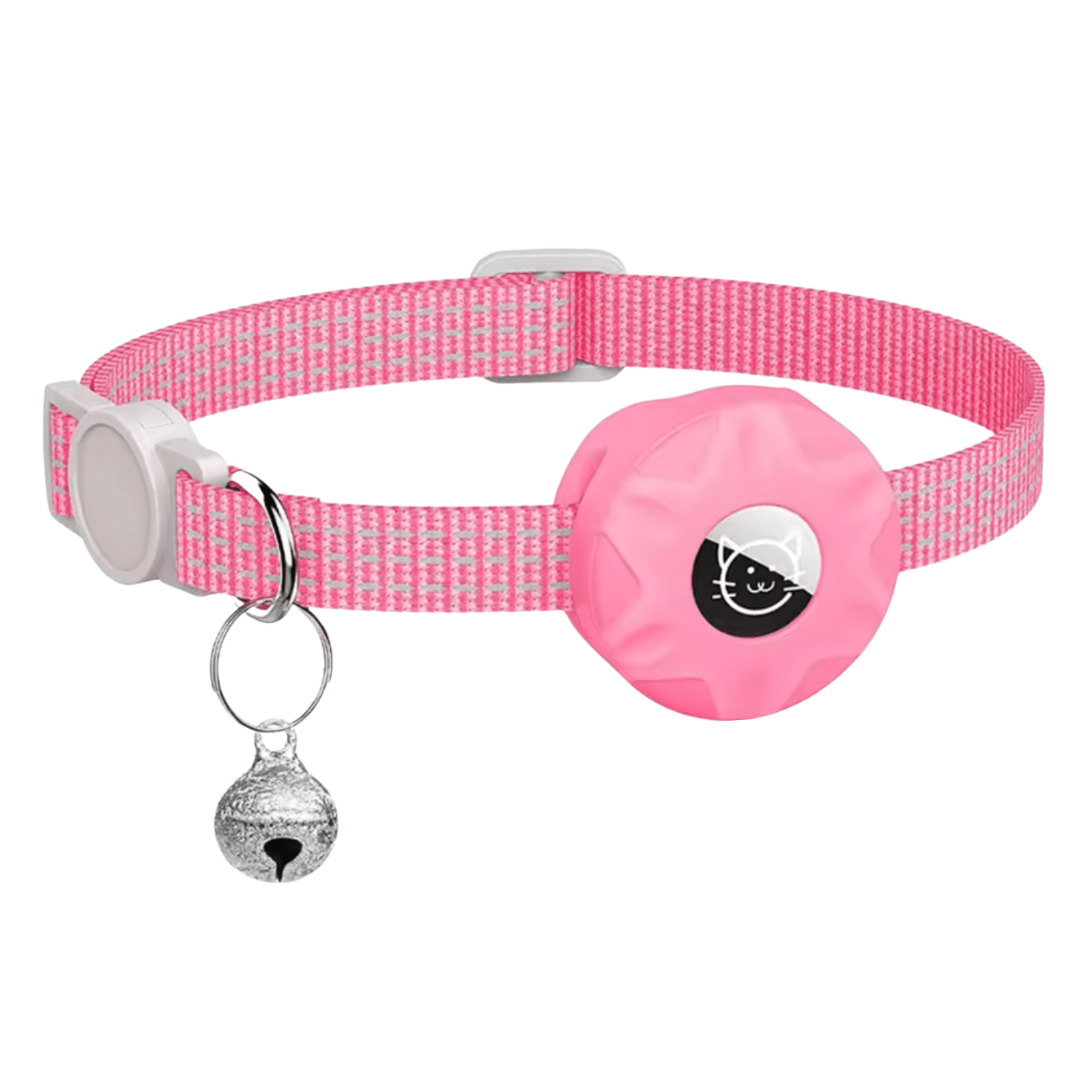 Pet Tracker Apple Find My iOS Bluetooth No SIM CR2032 Reflective Collar Cat Dog Locator Lost Mode | Koossa