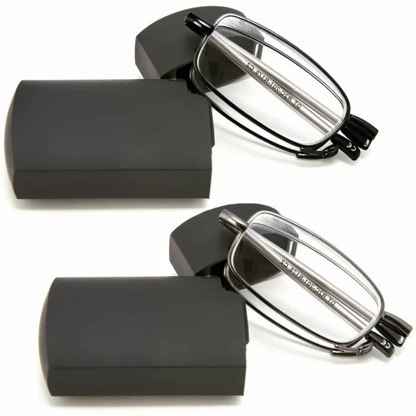 Compact Folding Reading Glasses with Protective Hard Case – Portable Magnifying Eyewear for Men and Women | Lonoma