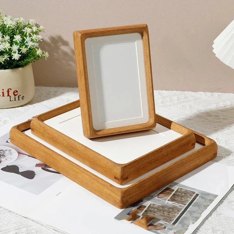 Natural Wood Picture Frame with Rounded Corners for Photos & Art – A4 & Multiple Sizes for Desk, Shelf & Gallery Wall | Lonoma
