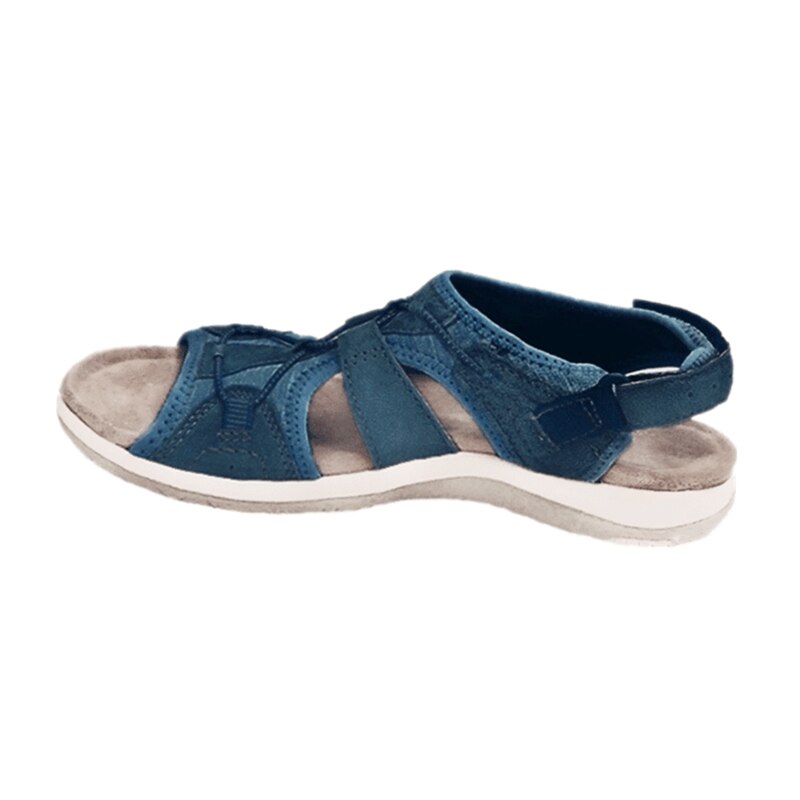 Women's Open-Toe Adjustable Strap Sandals — Comfortable Everyday Sandals with Contoured Footbed & Arch Support | Koossa