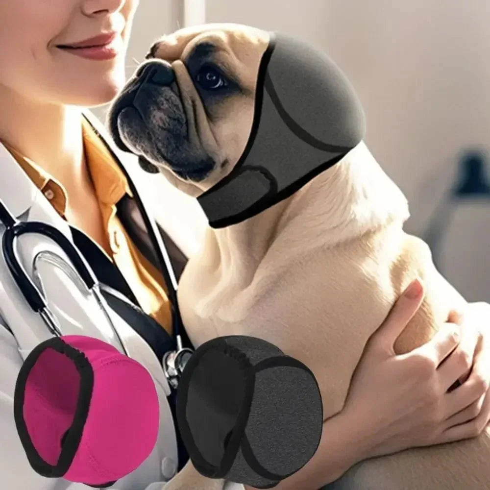 Dog Ear Protection Hood Noise Reduction Waterproof Adjustable S M L Fireworks Thunder Grooming Anxiety | Koossa
