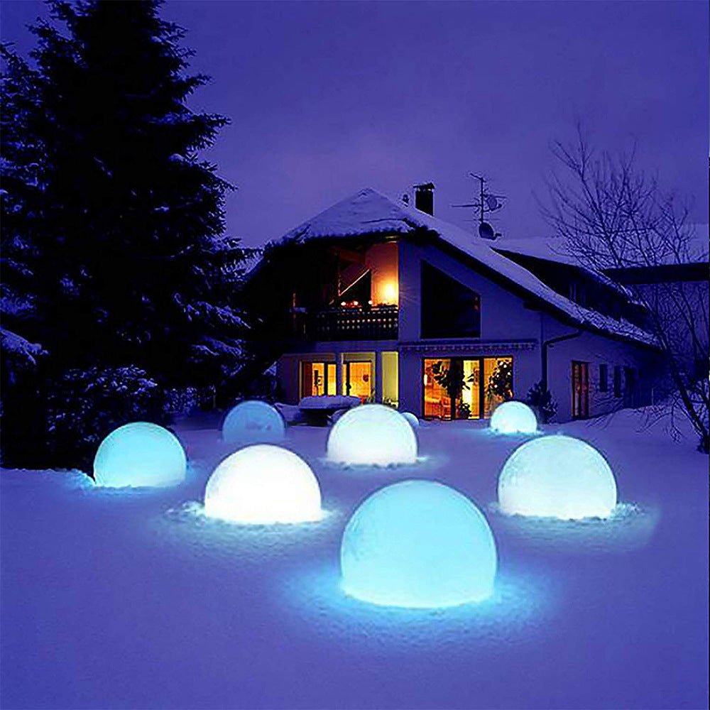 Sphère lumineuse LED rechargeable étanche multicolore ambiance pour jardin terrasse et intérieur moderne | Koossa