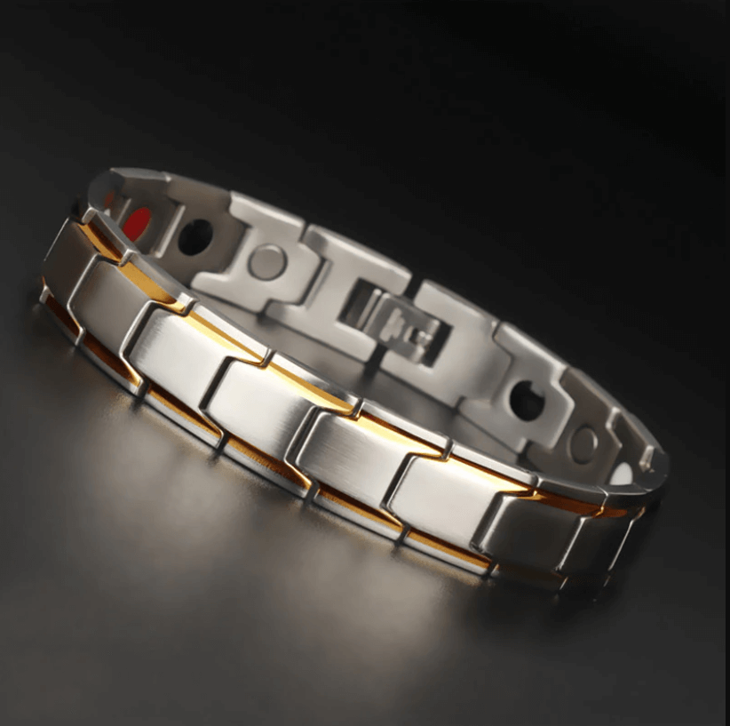 Unisex Magnetic Wellness Bracelet – Polished Chain Bracelet with Energy Detail for Everyday Confidence | Koossa