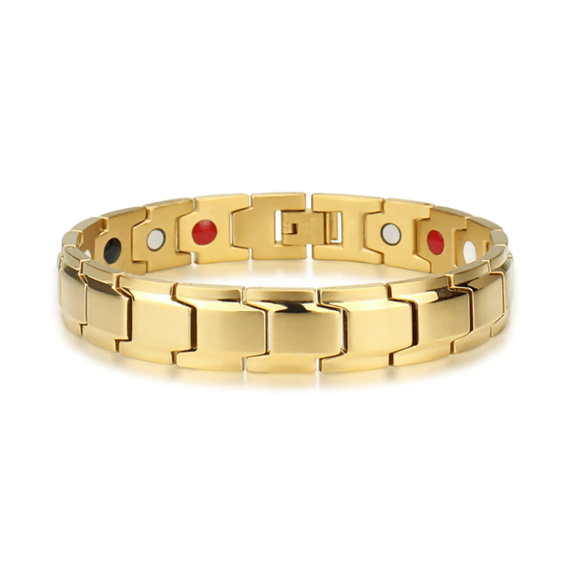 Unisex Magnetic Wellness Bracelet – Polished Chain Bracelet with Energy Detail for Everyday Confidence | Koossa