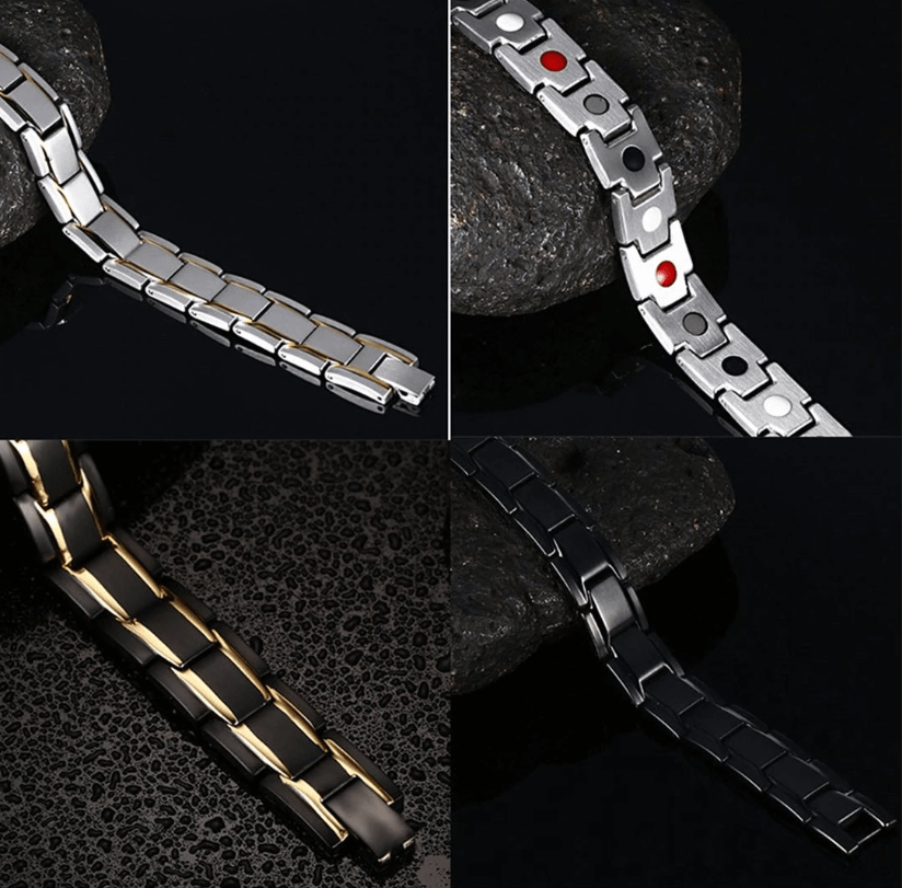 Unisex Magnetic Wellness Bracelet – Polished Chain Bracelet with Energy Detail for Everyday Confidence | Koossa
