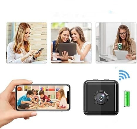 Caméra de surveillance WiFi compacte 1080P Full HD intérieur extérieur détection mouvement vision nocturne IP65 | Koossa