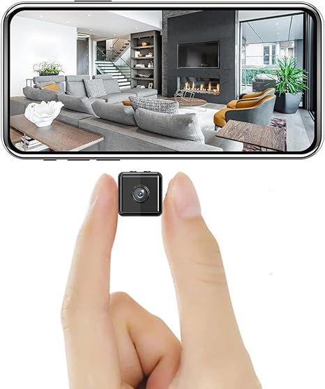Caméra de surveillance WiFi compacte 1080P Full HD intérieur extérieur détection mouvement vision nocturne IP65 | Koossa