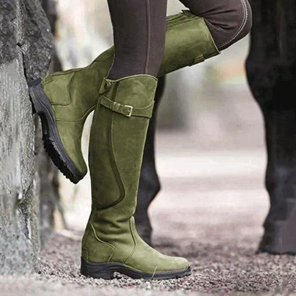 Women's Waterproof Hiking Boots, Lace-Up Ankle Trail Boots with Non-Slip Rubber Sole, Cushioned Insole for Rain, Snow & Muddy Paths | Lonoma