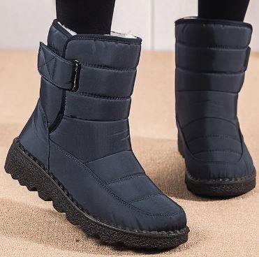 Quilted Ankle Boots with Side Zip and Water-Resistant Finish for Winter Walking, Weekend Errands, and Rainy Day Town Outings | Koossa