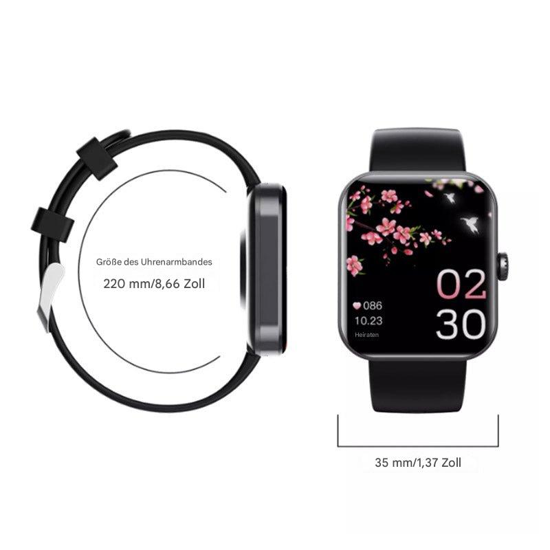 Non-Invasive Glucose Monitoring Smartwatch — Health Tracker with Heart Rate & Blood Pressure for Wellness | Koossa