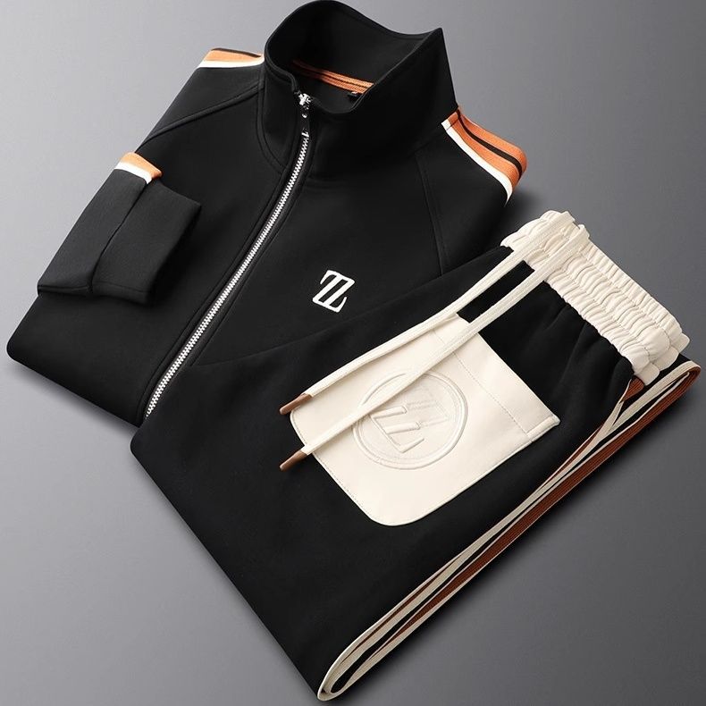 Men's Zip-Up Tracksuit in Four Versatile Colours for Active and Casual Wear | Koossa
