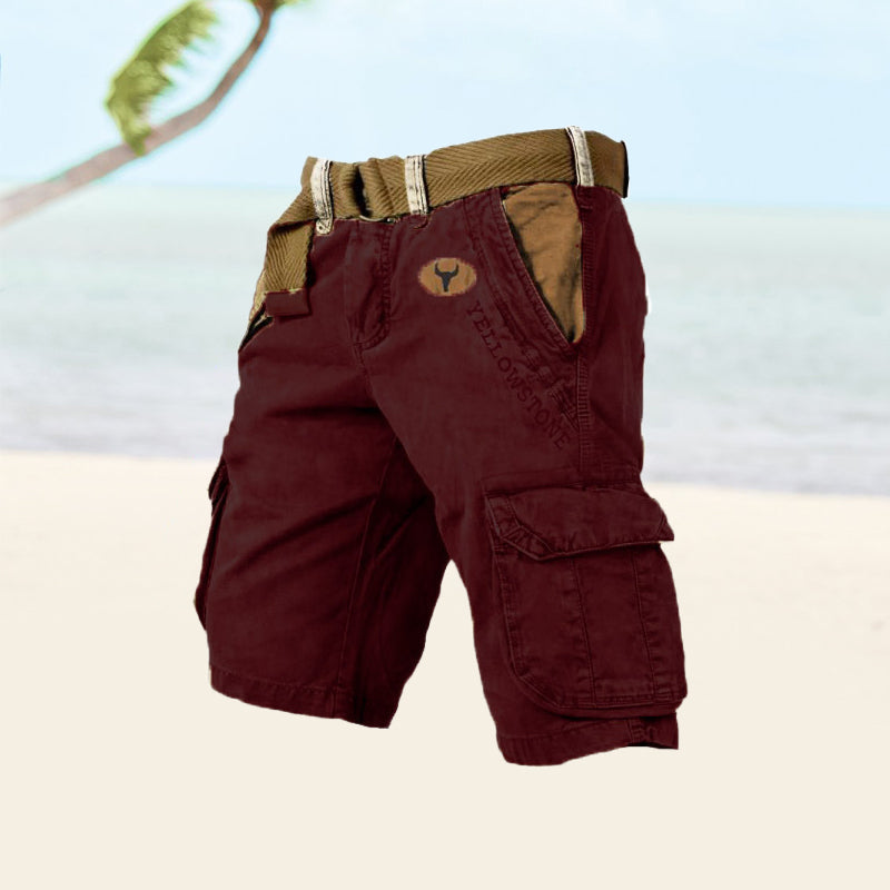 Men's Cargo Shorts — Relaxed Fit Casual Shorts with Multiple Pockets for Everyday Wear & Outdoor Activities | Koossa
