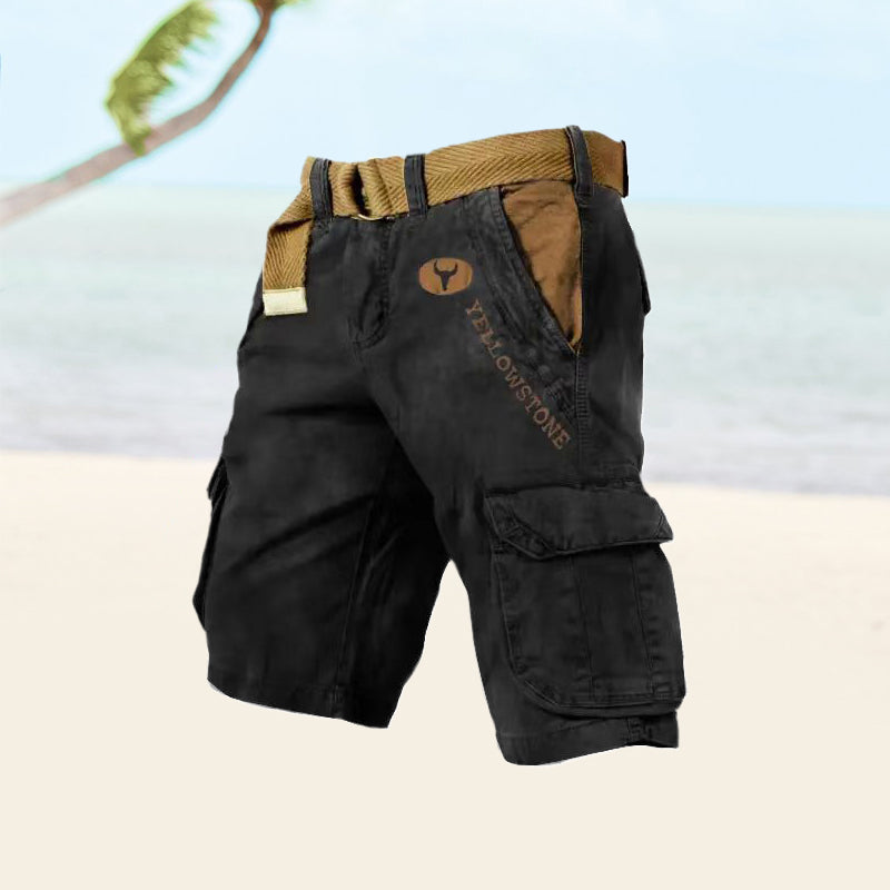 Men's Cargo Shorts — Relaxed Fit Casual Shorts with Multiple Pockets for Everyday Wear & Outdoor Activities | Koossa
