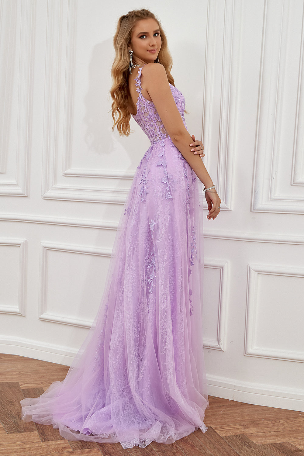 Women's A-Line Evening Gown with Embellishments — Elegant Ball Gown for Weddings and Gala Events | Koossa