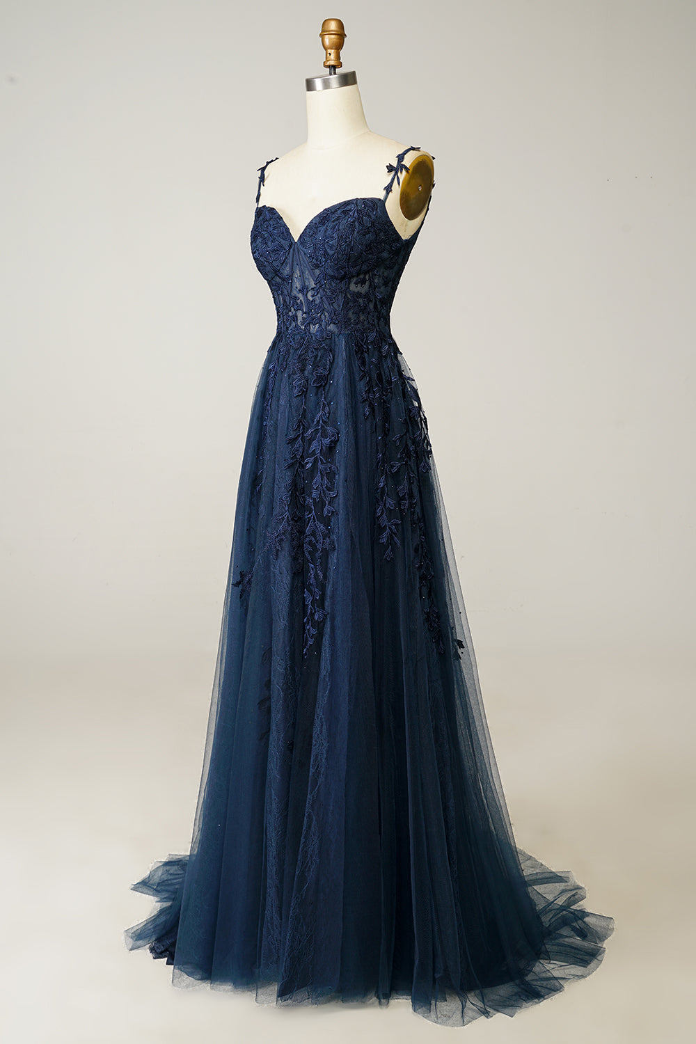 Women's A-Line Evening Gown with Embellishments — Elegant Ball Gown for Weddings and Gala Events | Koossa