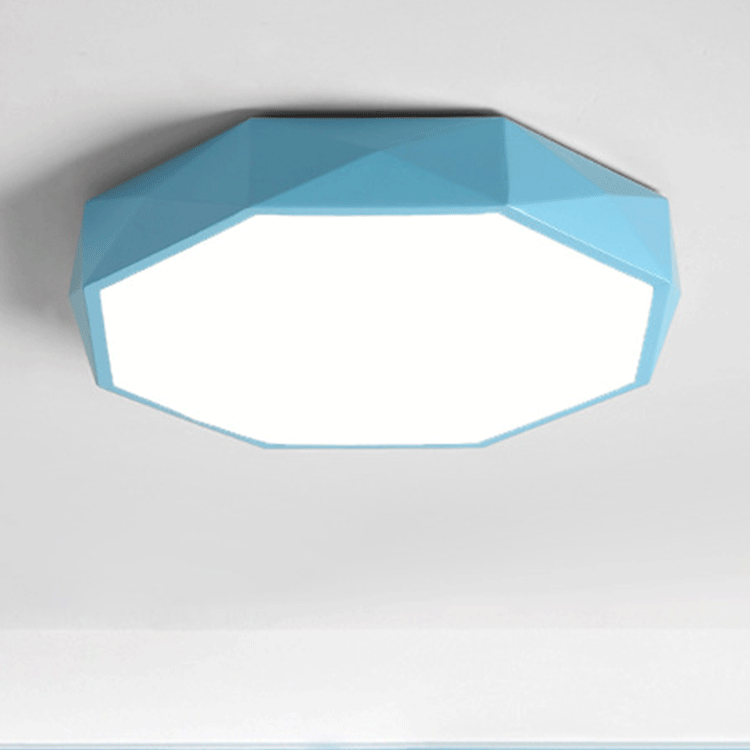 Plafonnier LED scandinave abstrait en acryle et fer pour salon chambre couloir lumière chaleureuse moderne | Koossa