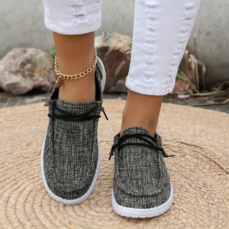 Women's Lightweight Slip-On Trainers with Breathable Mesh and Non-Slip Sole for All-Day Comfort | Koossa