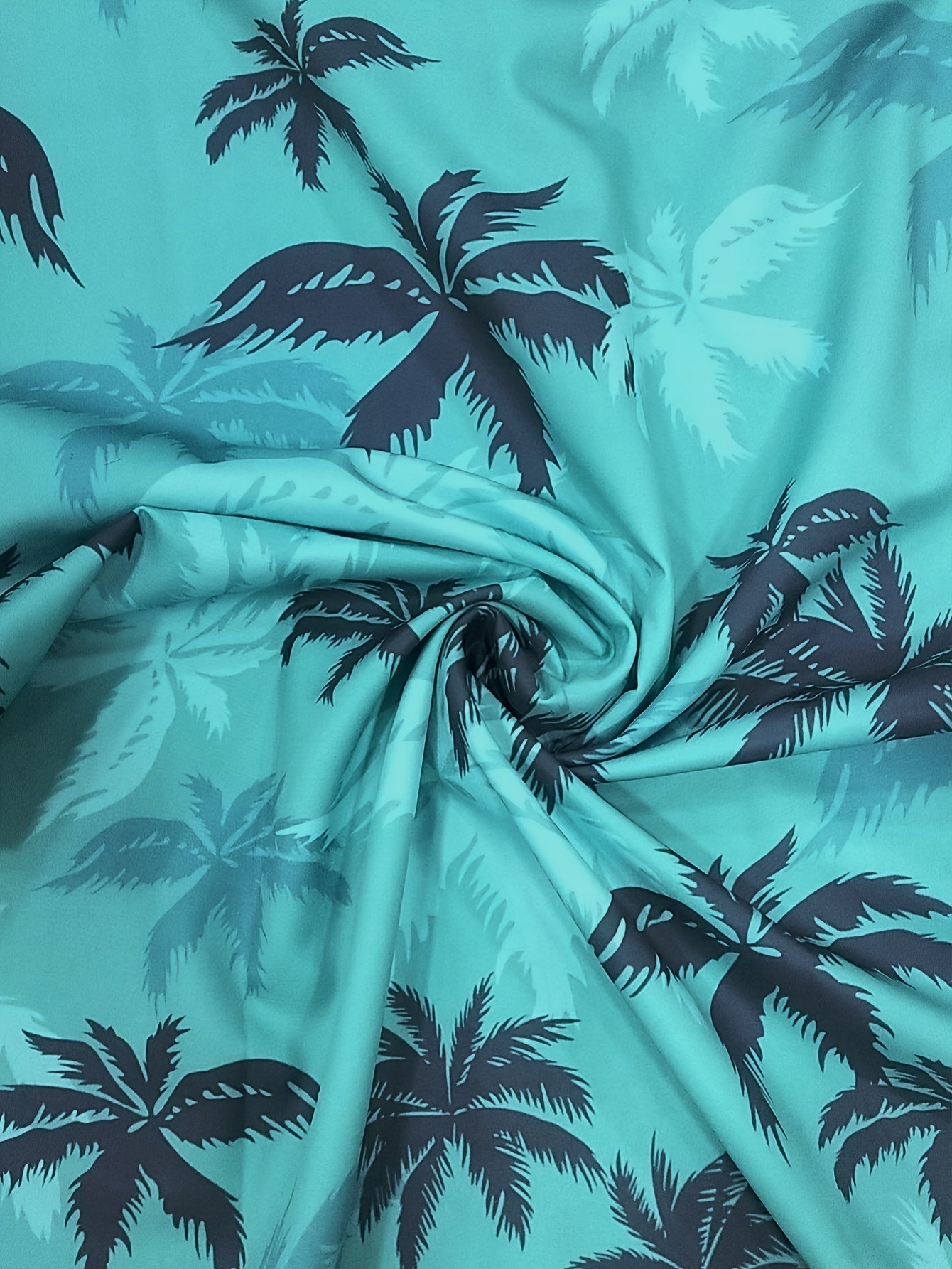 Men's Short Sleeve Shirt with Palm Print — Relaxed Summer Shirt for Casual Occasions & Beach Holidays | Koossa
