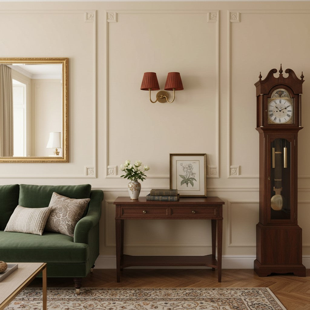 Applique murale élégante à abat-jour plissé en tissu – Éclairage classique et raffiné pour chambre et salon | Koossa