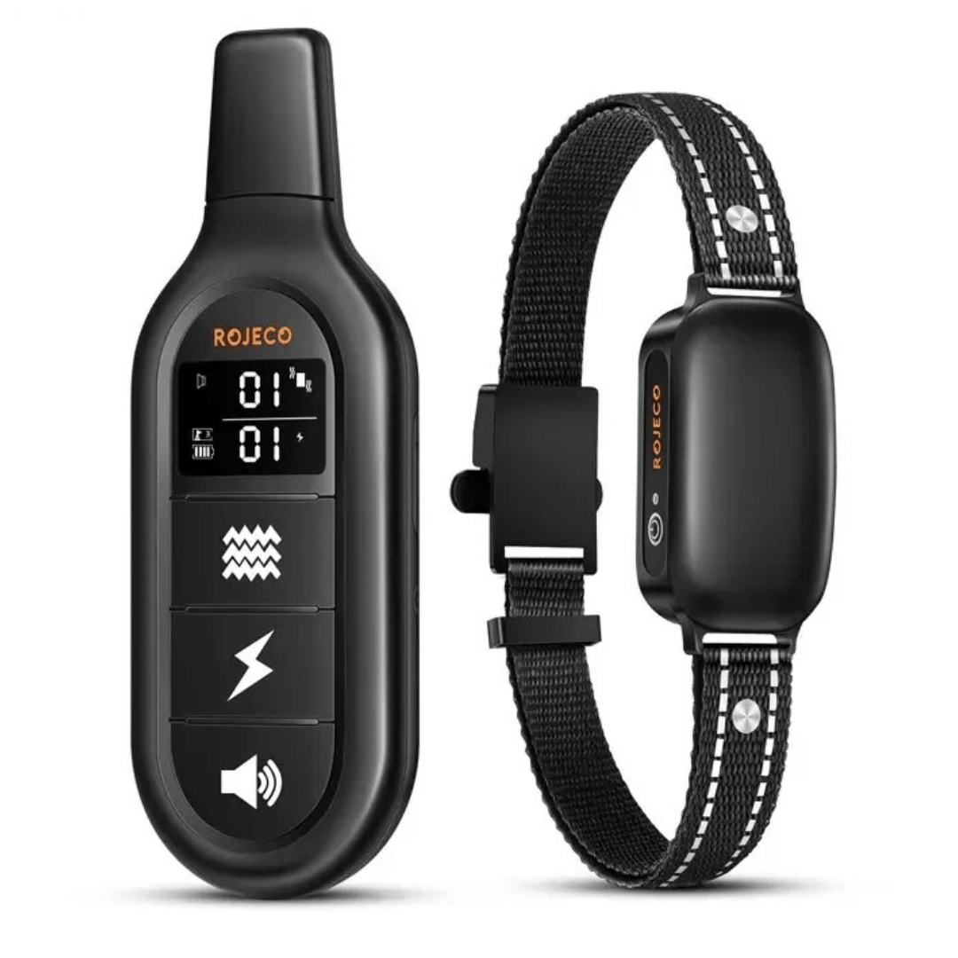 Dog Training Collar 1000m Long Range Remote Rechargeable Waterproof Sound Vibration Static Small Medium Large E-Collar Recall | Koossa