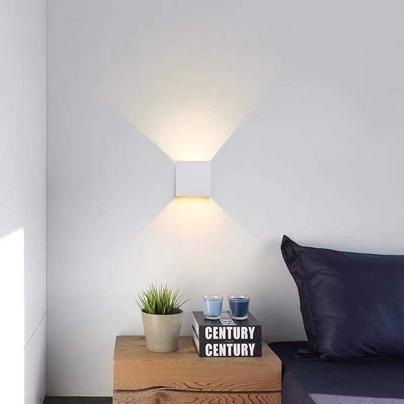 LED Outdoor Wall Sconce Metal Square Adjustable Light Fixture Waterproof IP65 for Patio Garden Porch Entryway Corridor Exterior | Lonoma