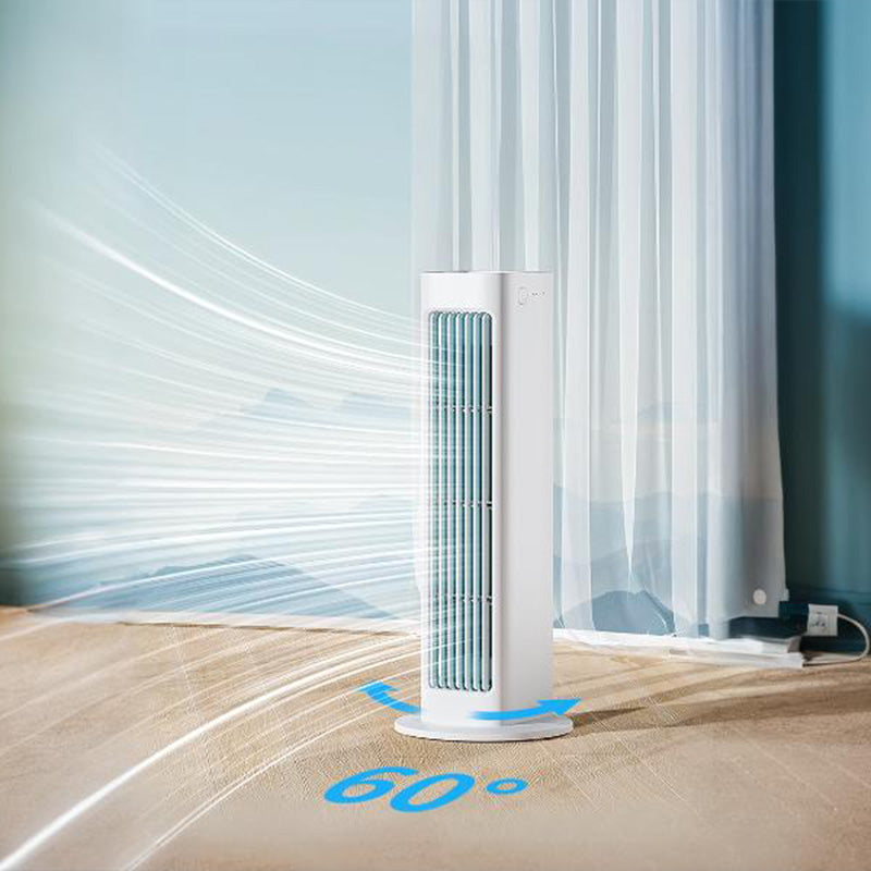 Rafraîchisseur d'air portable sans pales rechargeable blanc ultra silencieux 20 dB pour chambre enfant bureau | Koossa