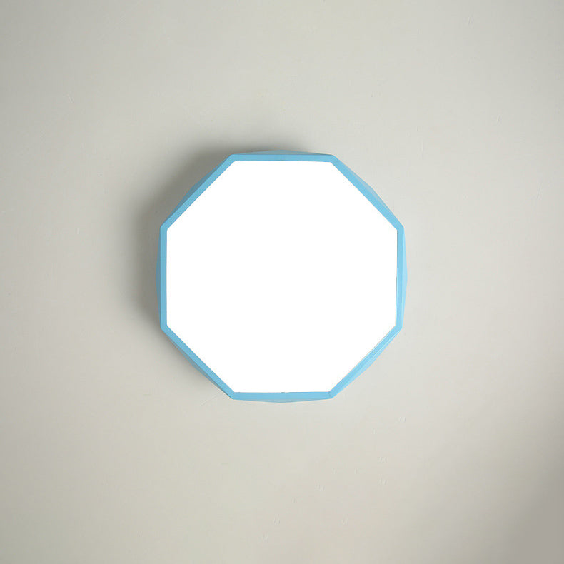 Plafonnier LED scandinave abstrait en acryle et fer pour salon chambre couloir lumière chaleureuse moderne | Koossa