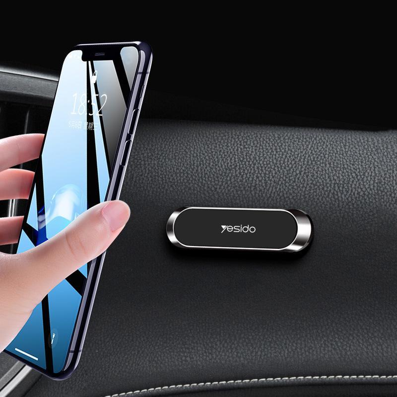 Magnetic Car Phone Mount, 360° Rotating Dashboard Phone Holder, Nano Gel Adhesive Smartphone Cradle for Car, Desk & Mirror | Lonoma