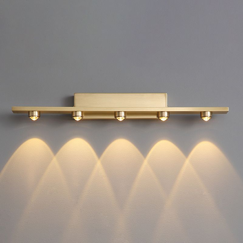 Modern Wave-Textured Acrylic Wall Sconce for Bedroom, Bathroom & Living Room | Warm LED Vanity Light Fixture in Metal Frame | Hardwired | Lonoma