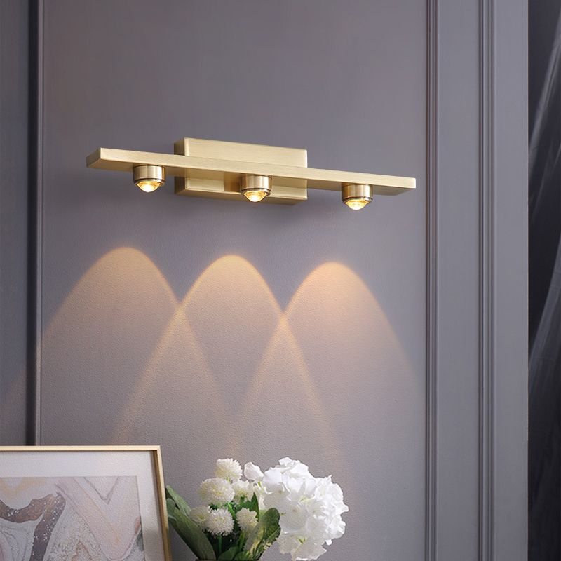 Modern Wave-Textured Acrylic Wall Sconce for Bedroom, Bathroom & Living Room | Warm LED Vanity Light Fixture in Metal Frame | Hardwired | Lonoma