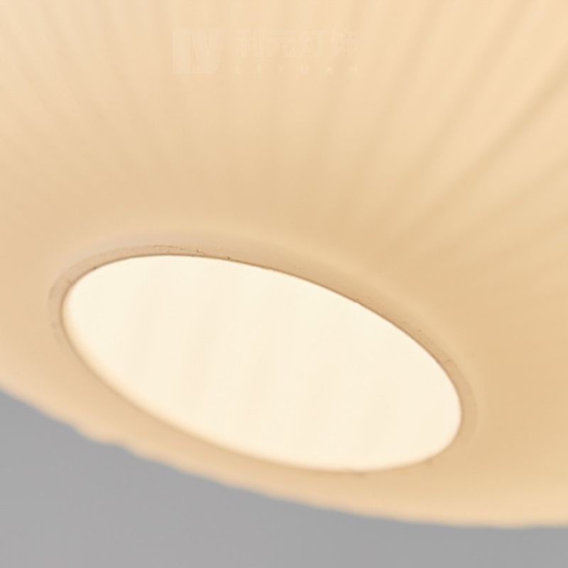 Suspension Cloche Verre Blanc Laiteux et Bois de Noyer 25 cm Éclairage Doux Salle à Manger Cuisine Salon | Koossa