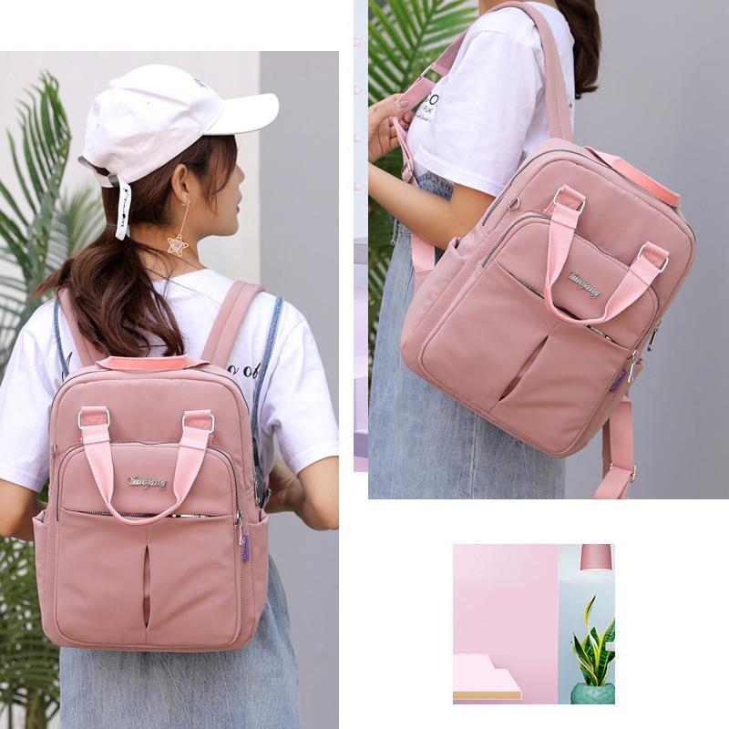 Women's Water-Resistant Everyday Backpack with USB Charging Port — Practical Travel Rucksack for Work & Leisure | Koossa