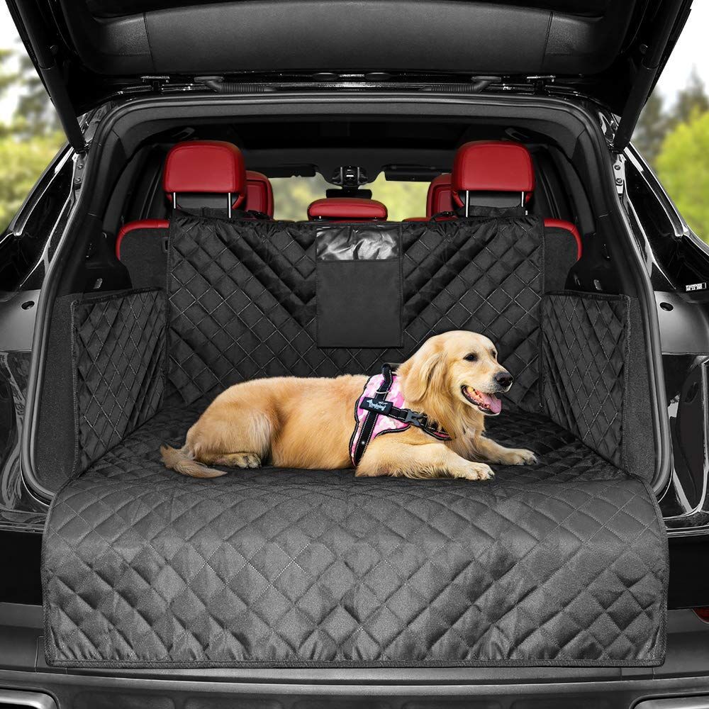 Dog Car Boot Liner Waterproof Quilted SUV Cargo Mat Non-Slip Washable Pet Trunk Protector Large Vehicle | Koossa