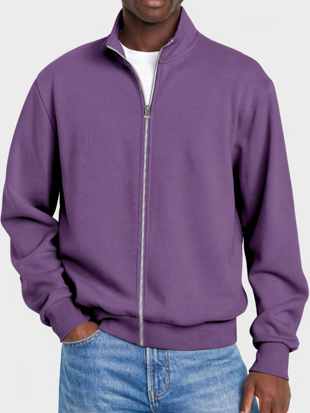 Men's Full-Zip Cardigan Sweater, Modern Fit Comfortable Layering Jacket for Fall, Winter & Spring, Casual Everyday Zip-Up Top | Lonoma