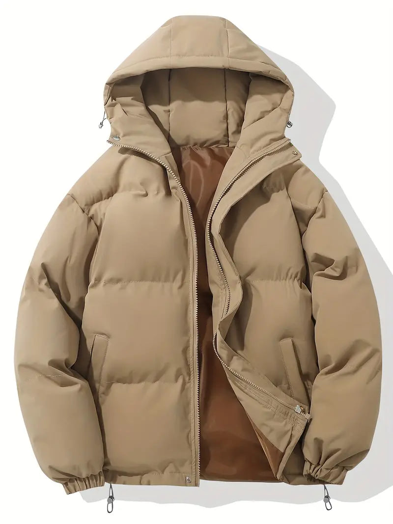 Quilted Puffer Jacket with Hood in Eight Colours for Layered Autumn Winter Warmth | Koossa