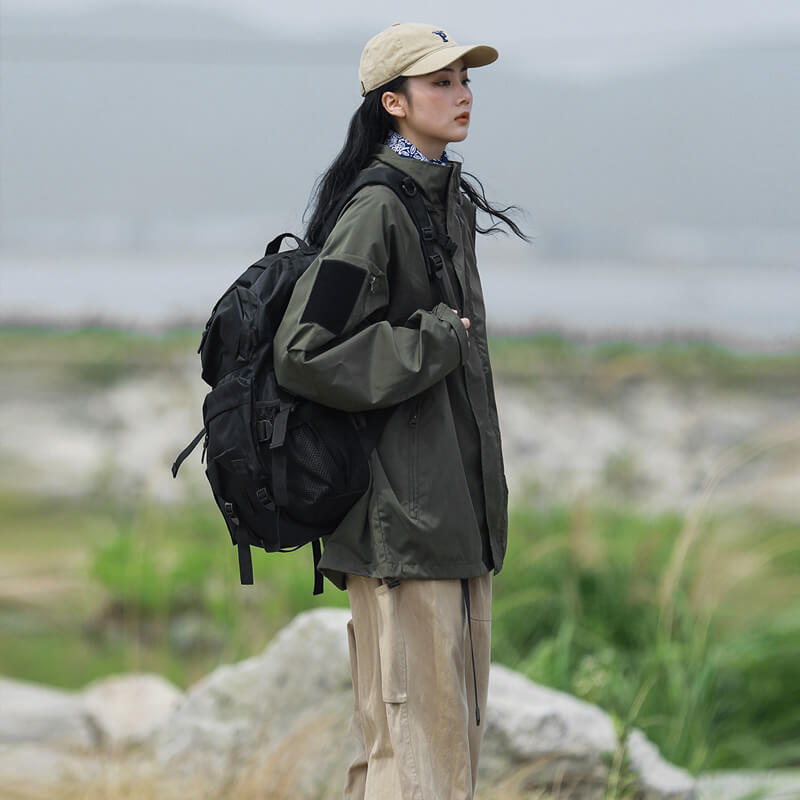 Women's Waterproof Outdoor Jacket — Breathable All-Weather Coat for Hiking, Camping & Active Adventures | Koossa
