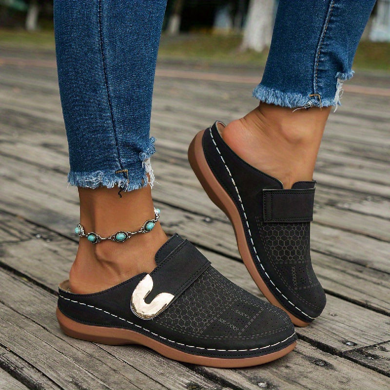 Women's Orthopedic Comfort House Slippers with Non-Slip Sole — Indoor Footwear for All-Day Support | Koossa