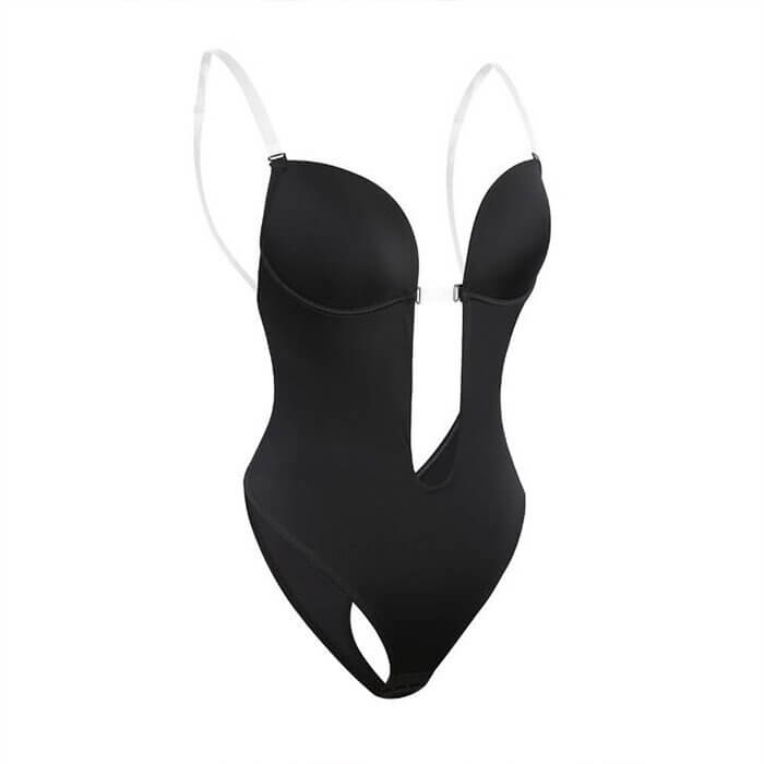 Women's Backless Shapewear Bodysuit in Black, Beige & White — Seamless Control Underwear for Evening Dresses | Koossa
