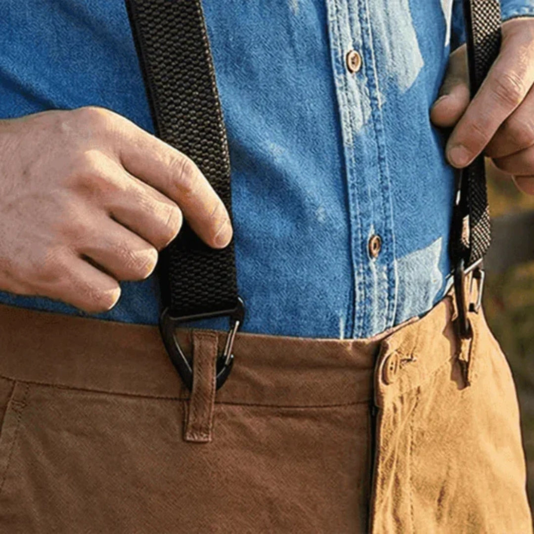 Adjustable Suspenders for Men with Metal Clips – Elastic Y-Back & X-Back Styles for Everyday Wear | Lonoma