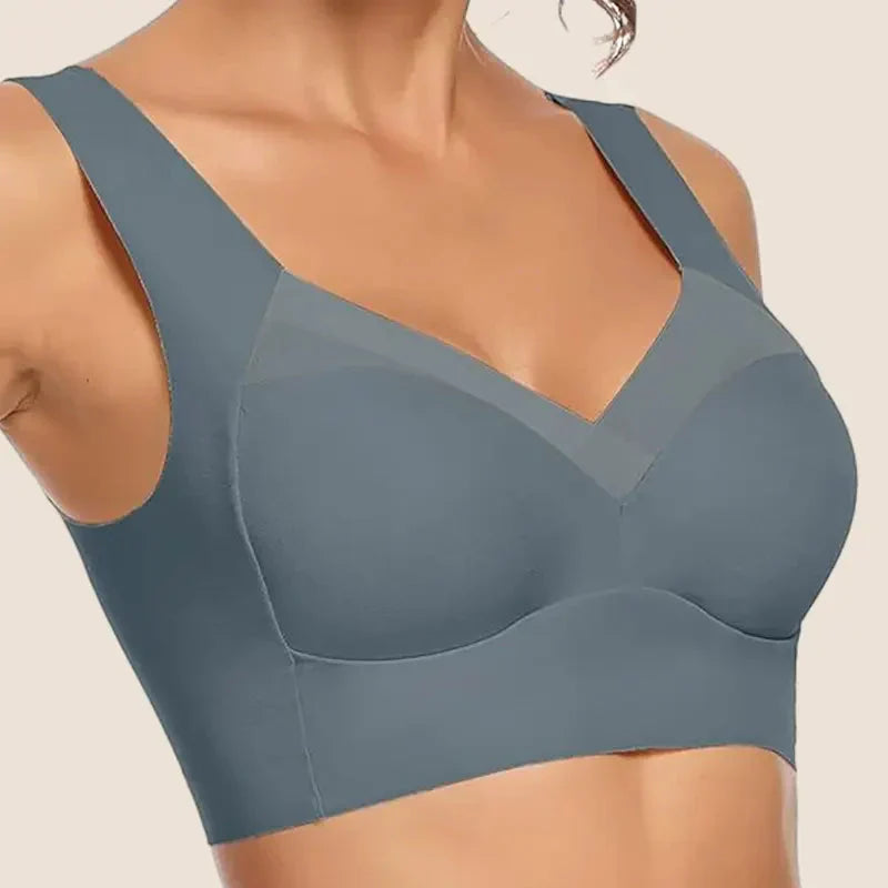 Women's Seamless Comfort Bra in Black, Beige, Navy, Pink & Powder Blue – Everyday Support with Invisible Finish | Koossa