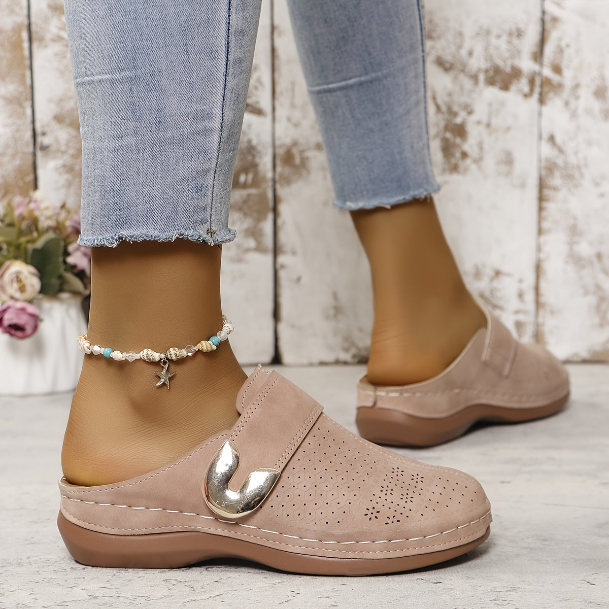 Women's Orthopedic Comfort House Slippers with Non-Slip Sole — Indoor Footwear for All-Day Support | Koossa