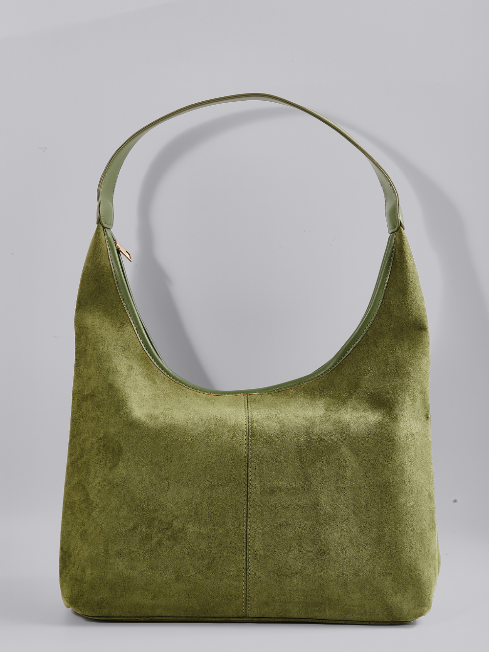 Slouchy Suede-Effect Hobo Bag with Single Shoulder Strap for Everyday Elegance and Effortless Winter Style | Koossa