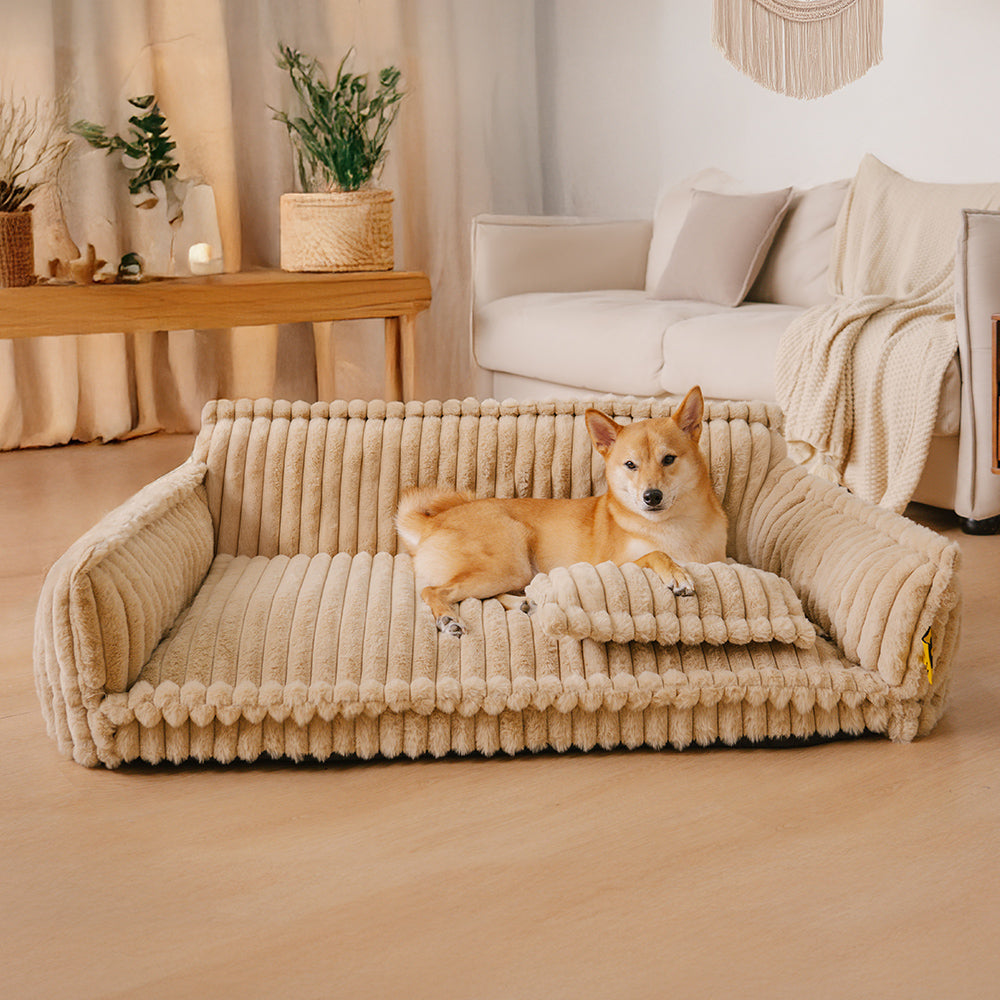 Orthopaedic Dog Bed Memory Foam Joint Support Washable Cover Plush Cushion Medium Large XL XXL Arthritis Pain Relief Older Dogs | Koossa