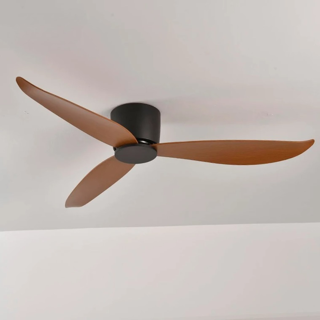 42 Inch Ceiling Fan with Dimmable LED Light, Reversible 3-Speed Quiet Motor, Modern Low Profile Fan for Bedroom, Living Room & Office | Lonoma