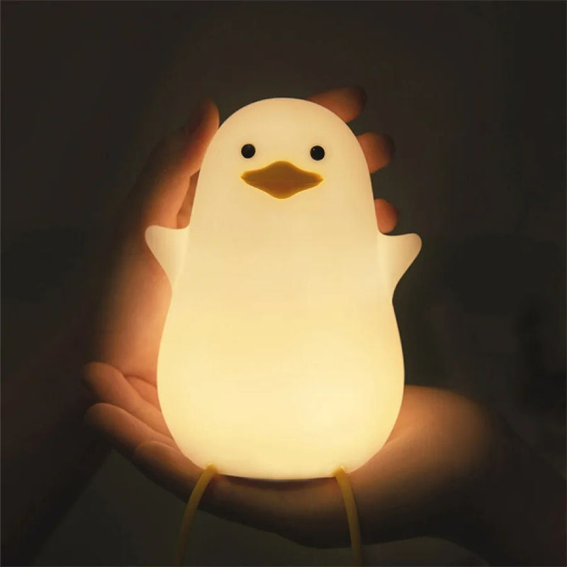 Veilleuse douce enfant en silicone avec minuteur 30 min lumière apaisante chambre nuit anti-peur portable | Koossa