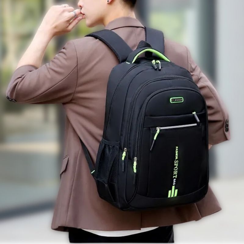 Men's Water-Resistant Backpack — Spacious Commuter Rucksack for Work, Travel & Everyday Use | Koossa
