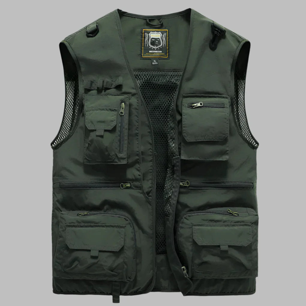 Women's Multi-Pocket Gilet — Lightweight Travel Waistcoat for Spring & Summer Outdoor Adventures | Koossa
